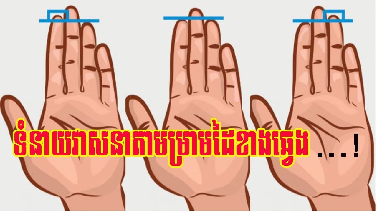 ទំនាយវាសនាម្រាមដៃខាងឆ្វេង...!ទំនាយលើខ្សែបាតដៃនាំសំណាង...!/Fate of the left finger