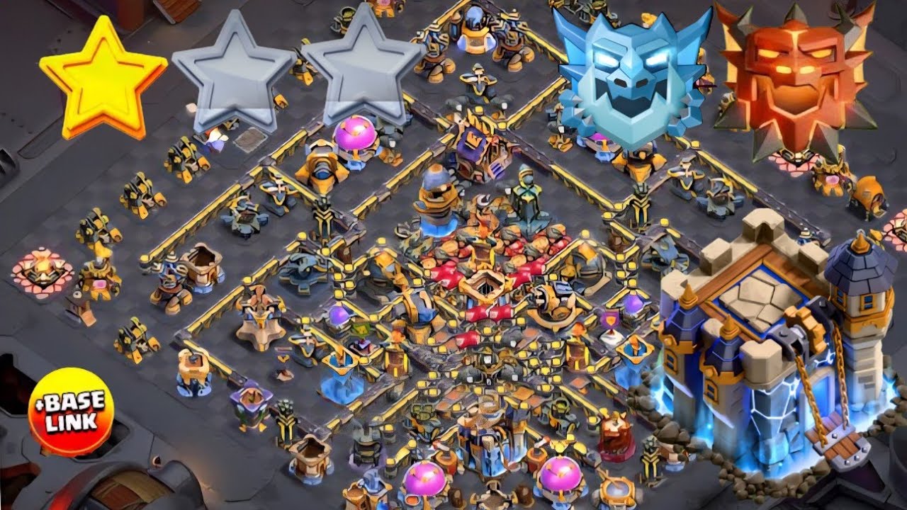 New TOXIC TH18 Base Got Me Many 1 STAR Against Thrower Best TH18 Anti-Everything Base #clash