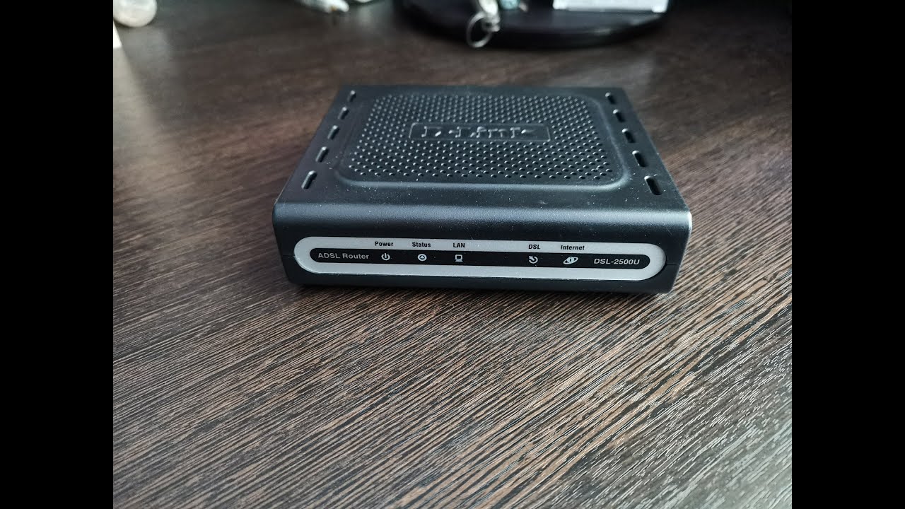 Настройка Модема D-LINK DSL 2500U.