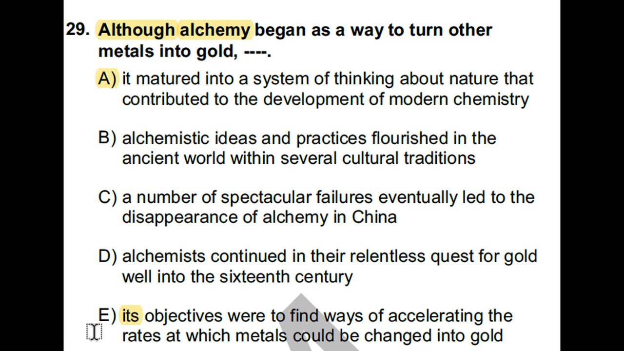 2018 YDS İlkbahar Cümle Tamamlama Soruları (27-36. Sorular)