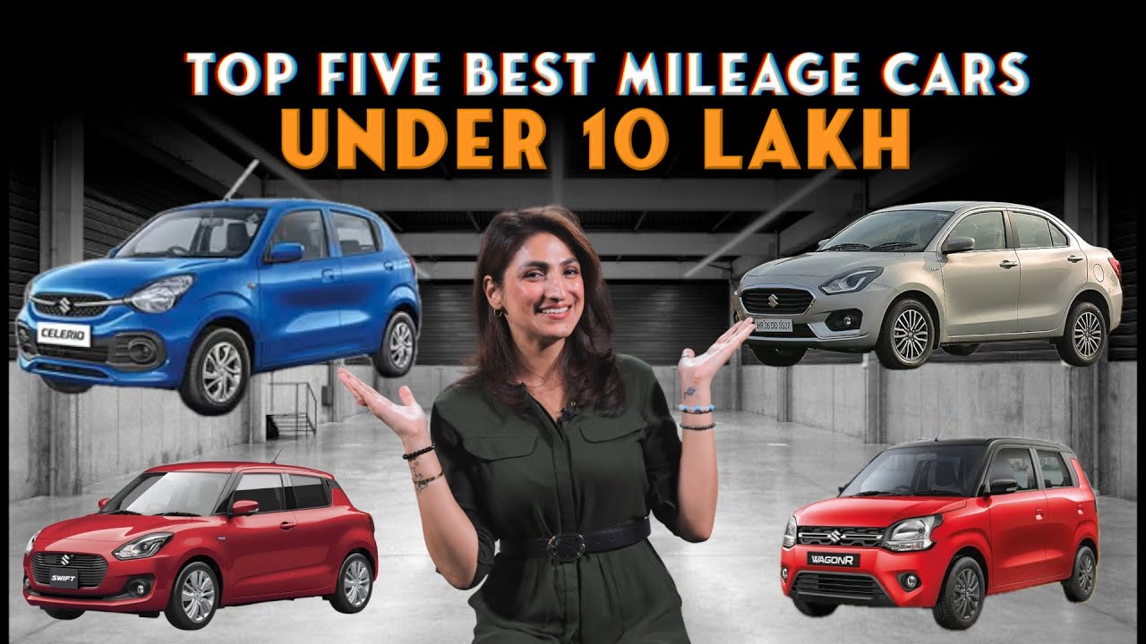 5 Cars With Highest Mileage 2025 In India Under Rs 10 Lakh: Maruti Suzuki, Tata Motors & More
