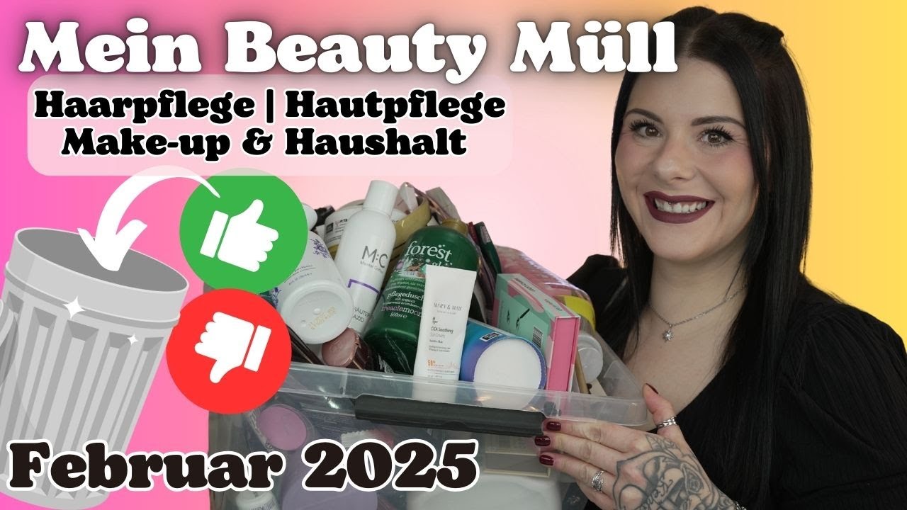 Das habe ich AUFGEBRAUCHT 🗑️♻️ im Februar 2025 | Hautpflege | Haarpflege | Make-up & Haushalt