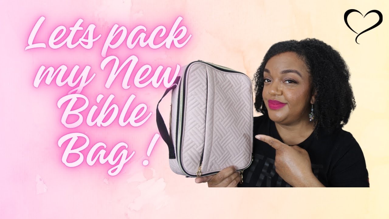 Lets Pack my New Church Bible Bag / Cover together!!!!💖