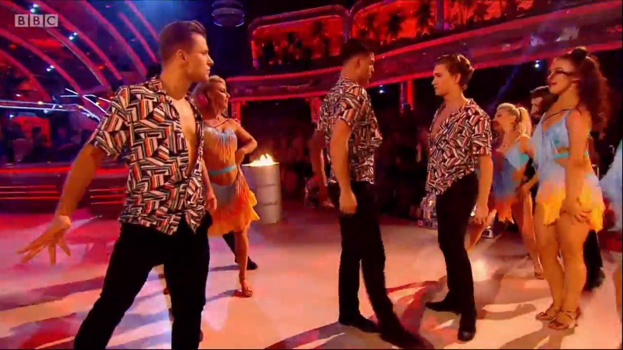 Meet the Pros 'Conga Dance'.  Strictly Launch Show 2016