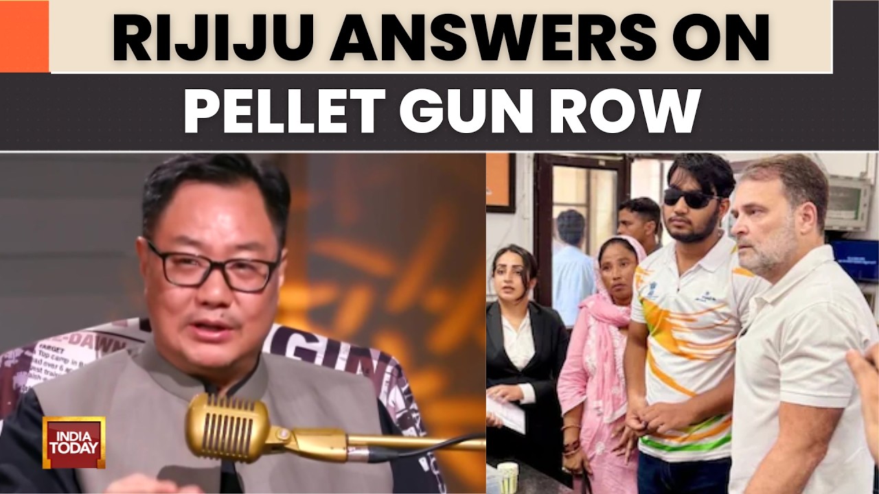 Kiren Rijiju On Pellet Gun Row, Parliament Washout & Opposition Protests | India Today
