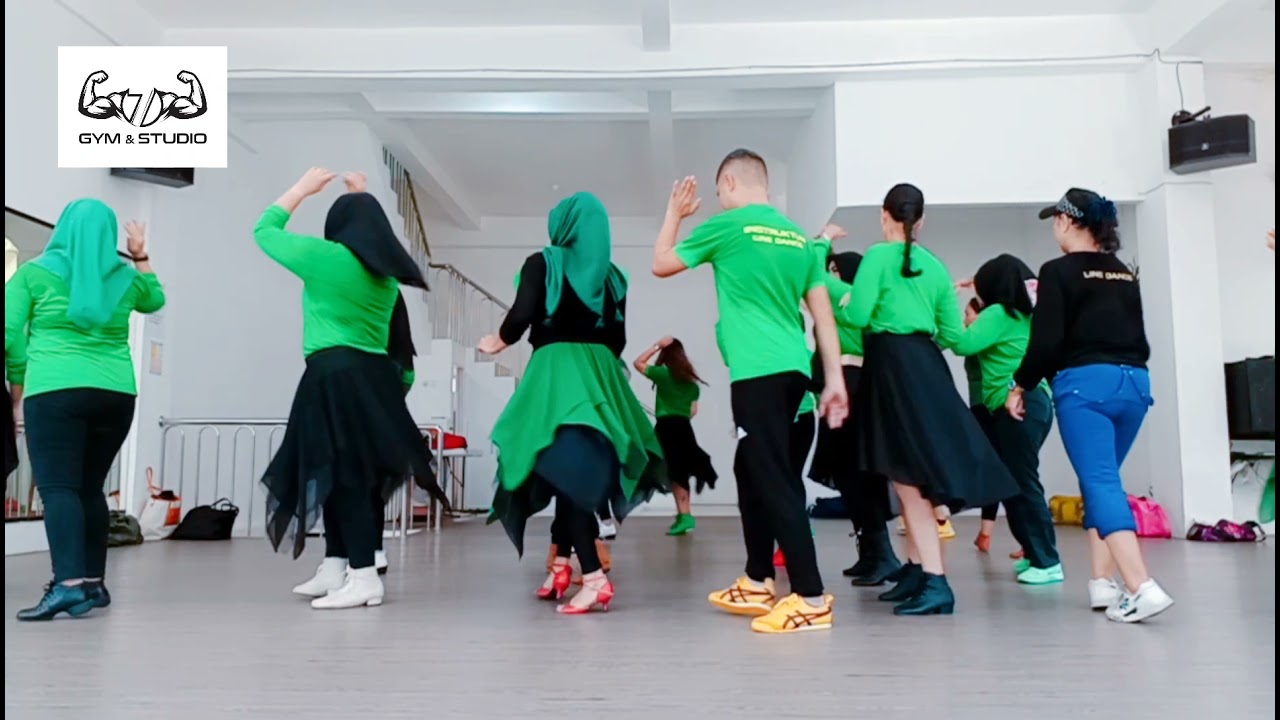 Setangkai Anggrek Bulan Line Dance / Choreo by Muhammad Yani / Demo by 7 Gym & Studio