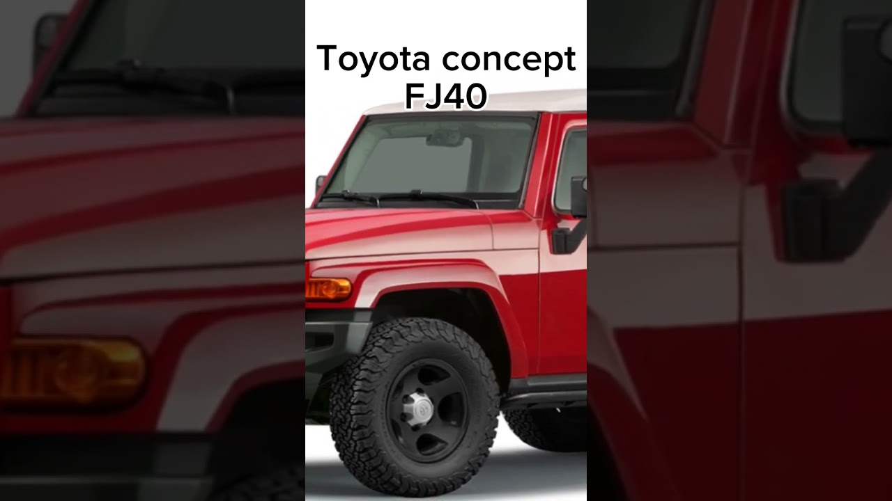 Toyota Fj40 concept #toyotafj40 #toyotalandcruiser #toyota4x4 #toyota4wd