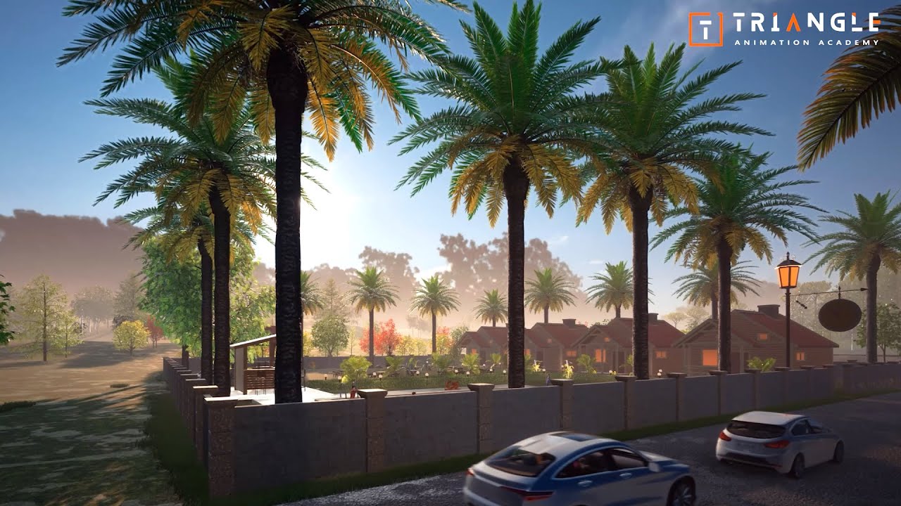 Farm House (Environment) in Kota Rajasthan Created by Triangle Animation Academy.