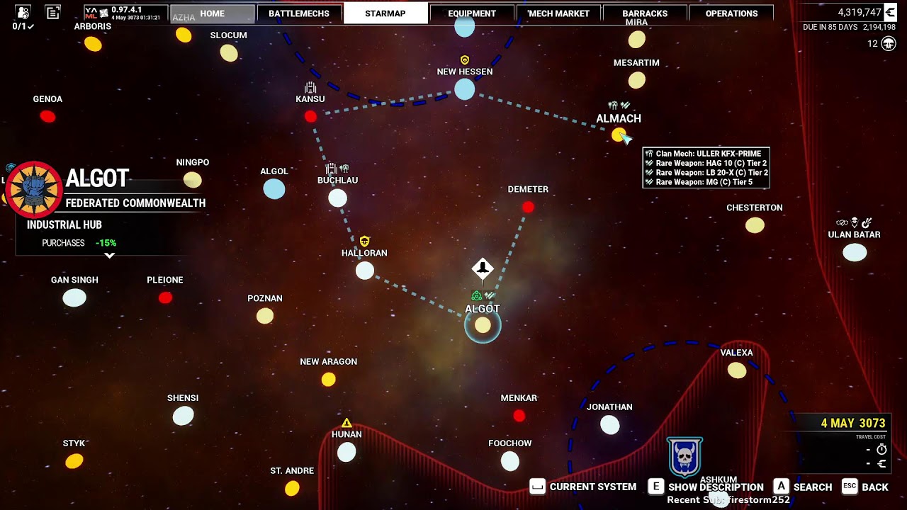 What do you mean this isn't Mechwariror 4?