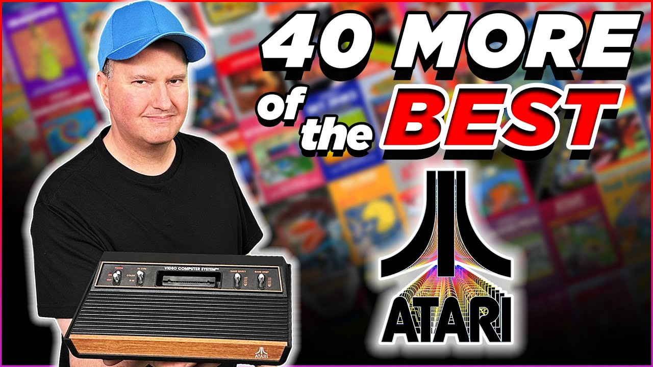 40 More! BEST Atari 2600 Games for Atari 2600+