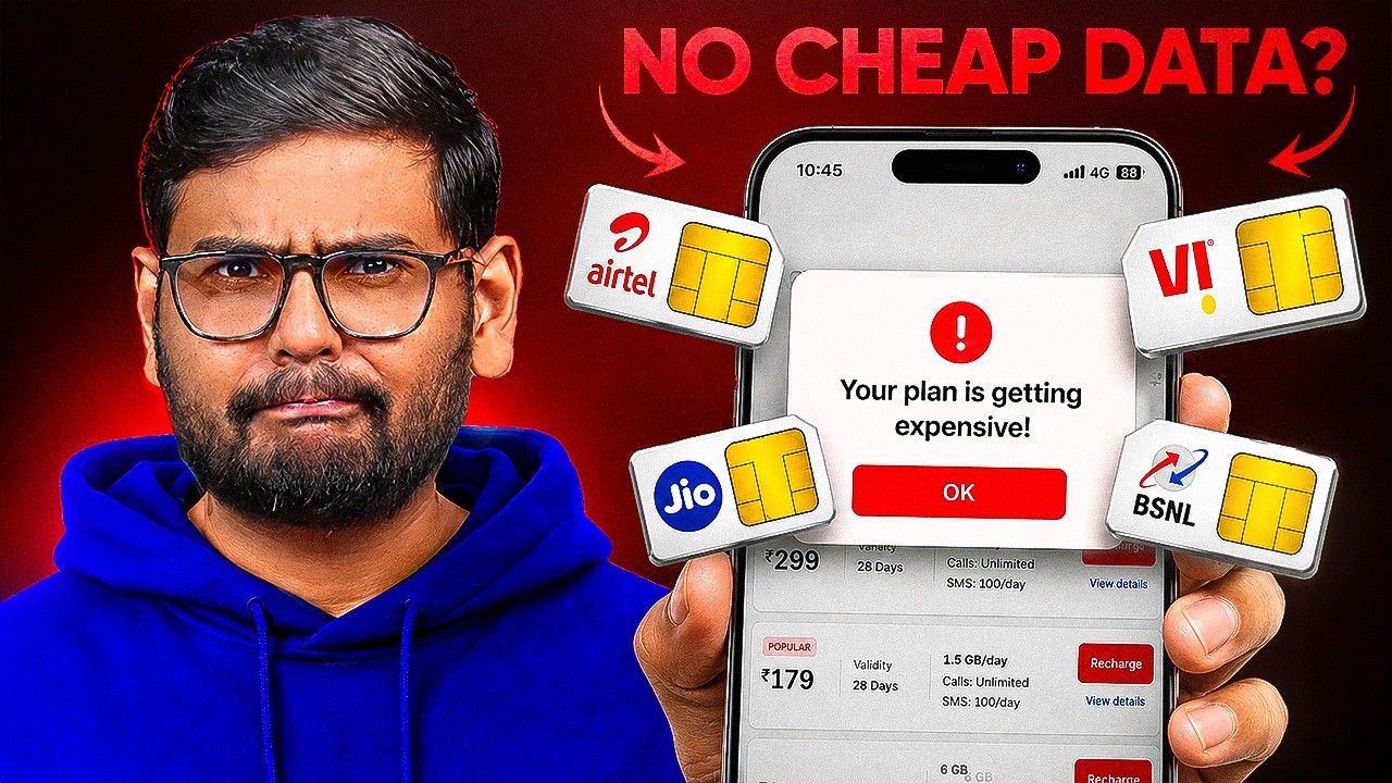 Airtel Priority 5G - The End of Cheap Data in India? Jio | Vodafone Idea
