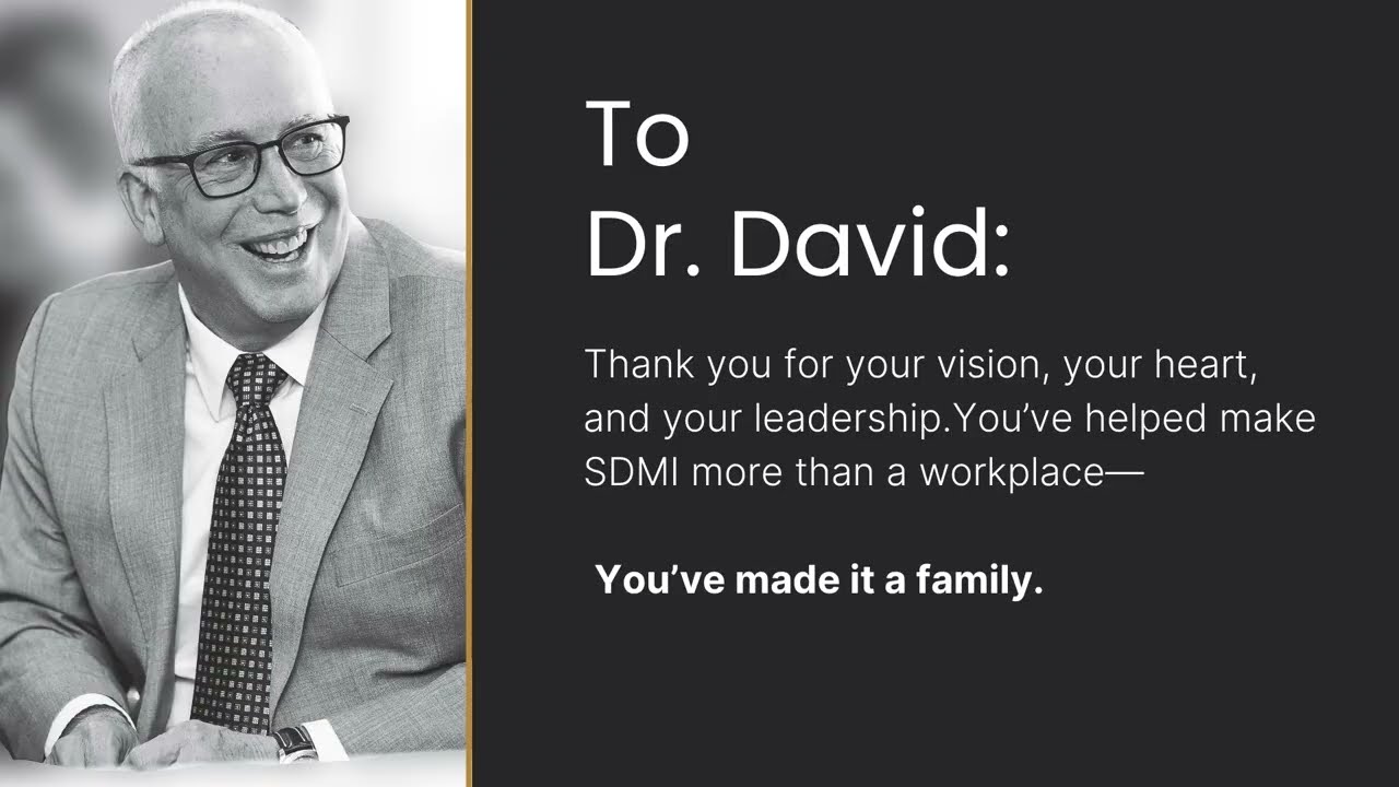 Special Episode: What Sets SDMI Apart - A Testament to Dr. David & the SDMI Staff | Beyond the Image