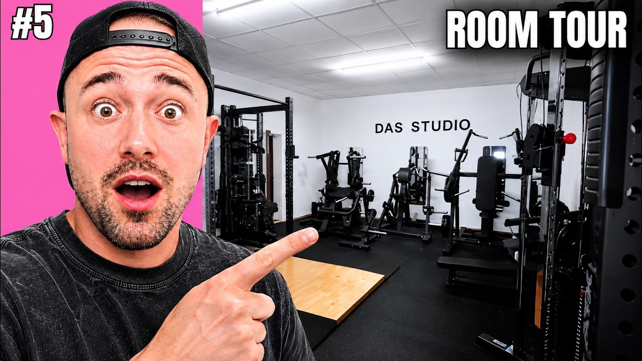 Mein Home Gym 2025 💪 Perfektes Setup & komplettes Equipment | Roomtour