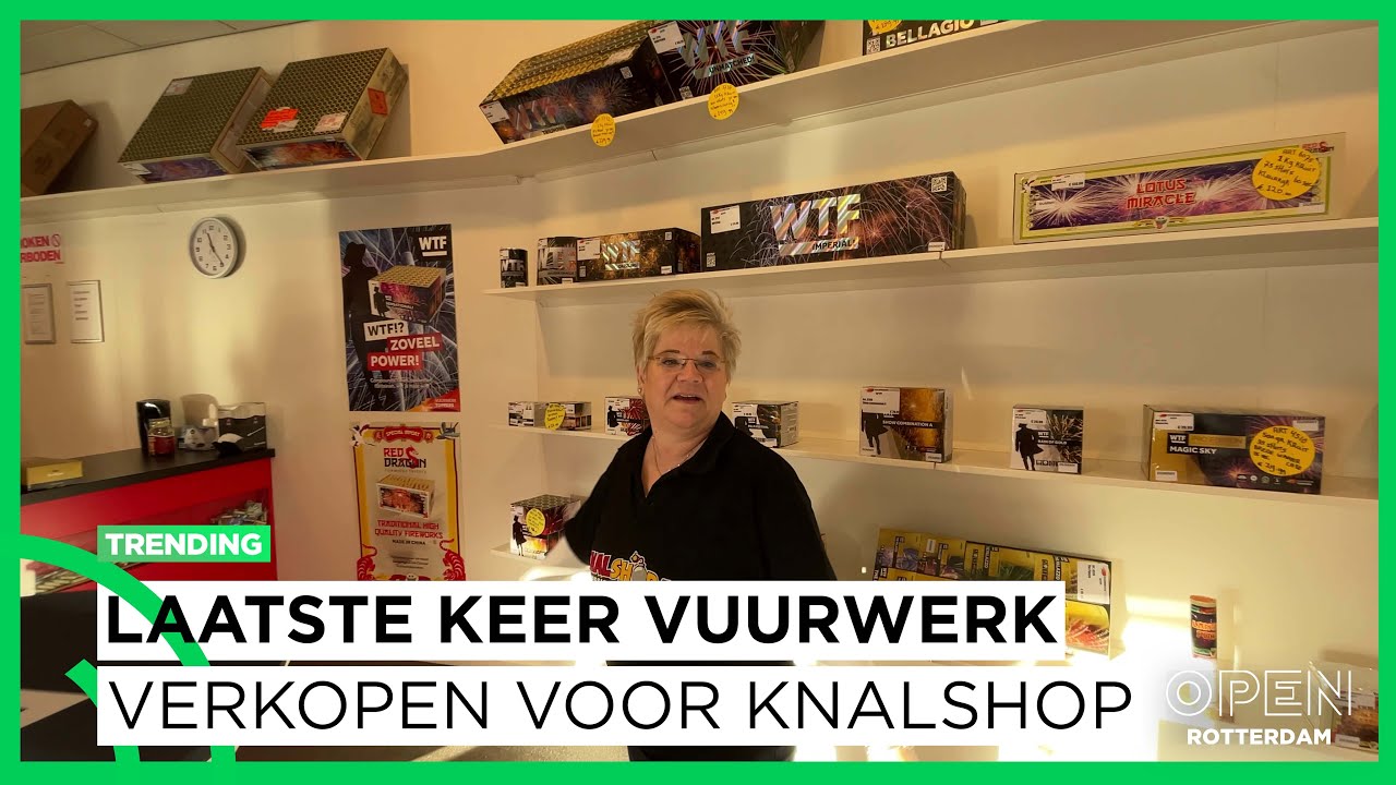 Knalshop Hillegersberg stopt na zeventien jaar door vuurwerkverbod: ‘Ga het zeker missen’ | TRENDING