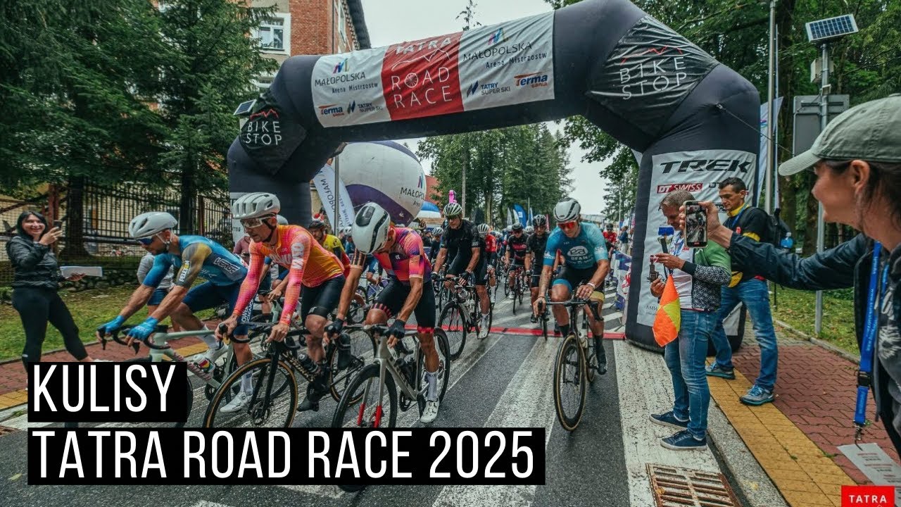 Kulisy - Tatra Road Race 2025 🔥❗️#kolarstwo  #tatry #wyscig 