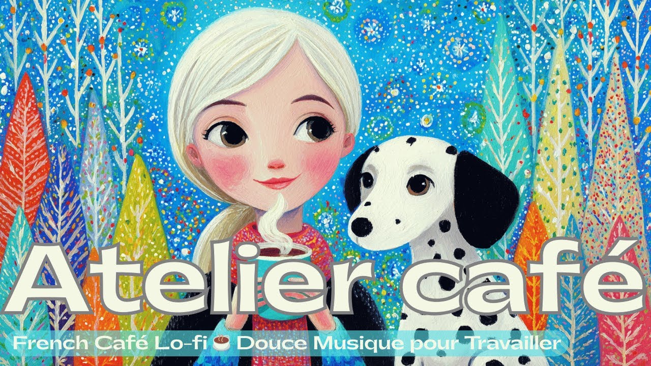 🇫🇷成長は、静かな時間の中で育つ、ゆっくり始めよう｜Atelier Cafe | French Cafe Lofi Music for Study & Relax