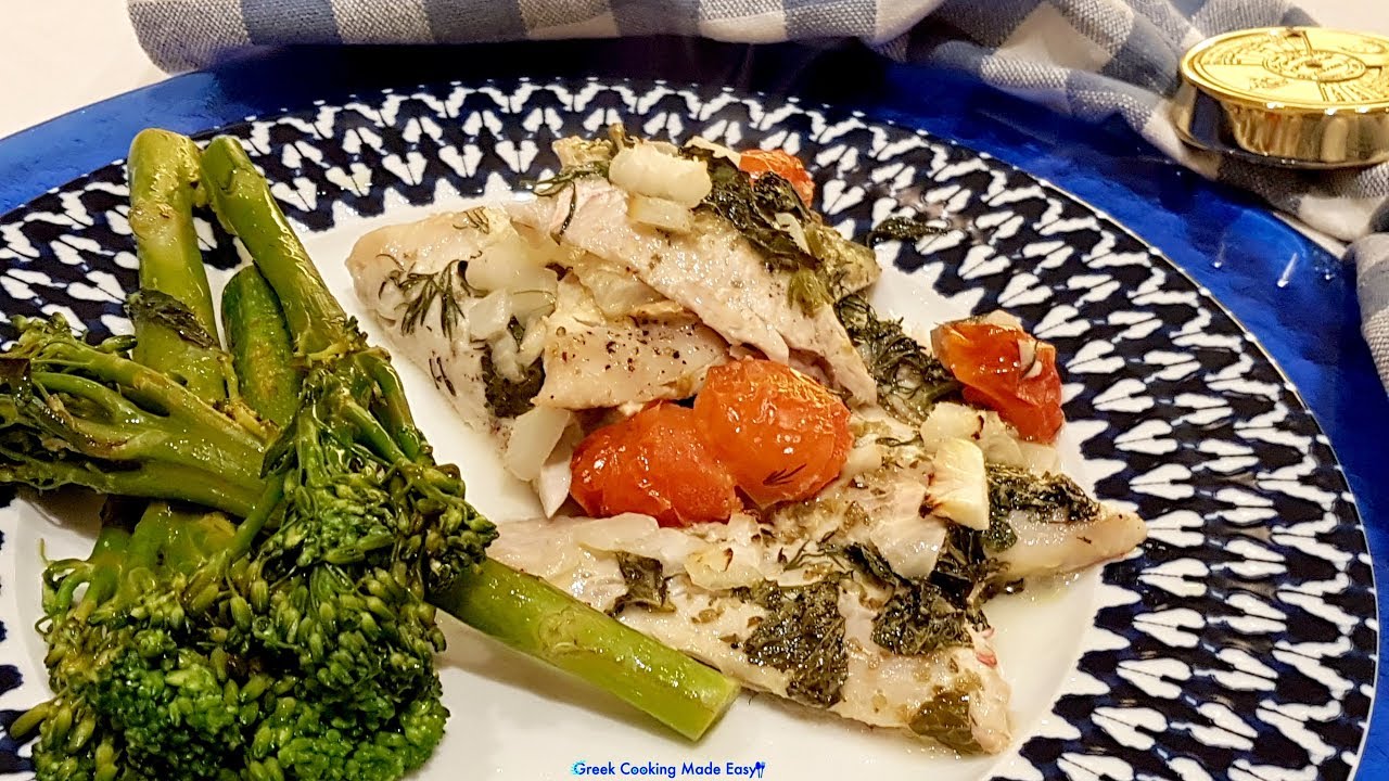 Oven Mullet Fillets in Lemony Sauce - Ψητά Μπαρμπούνια Φιλέτα με σάλτσα Λεμονιού