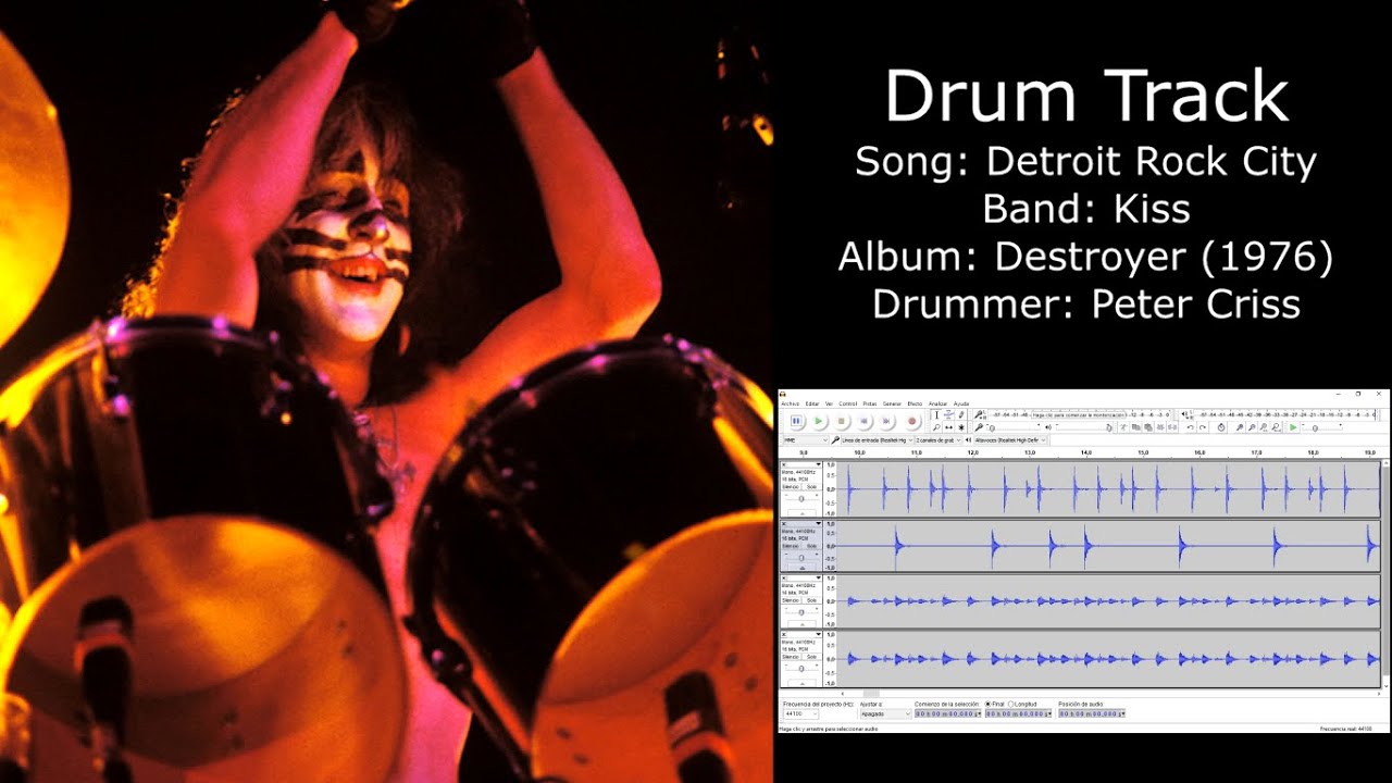 Detroit Rock City (Kiss) • Drum Track