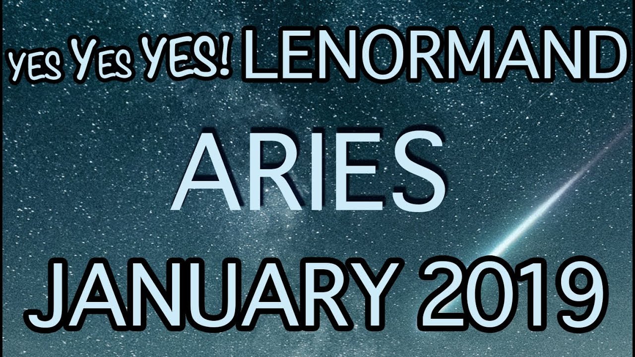 THIS LOVE IS REAL, ONLY ONE HICCUP ARIES January 2019 - LENORMAND