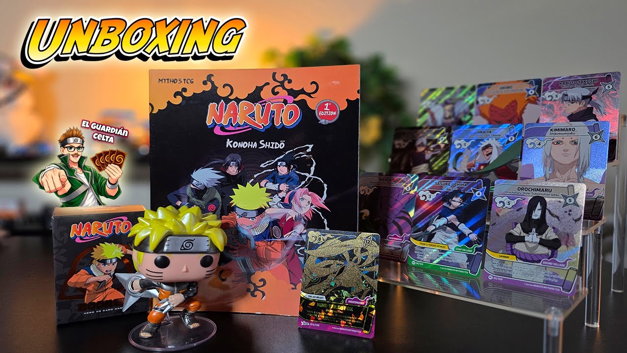 Así son las nuevas cartas de Naruto Mythos TCG 🔥- En Premier