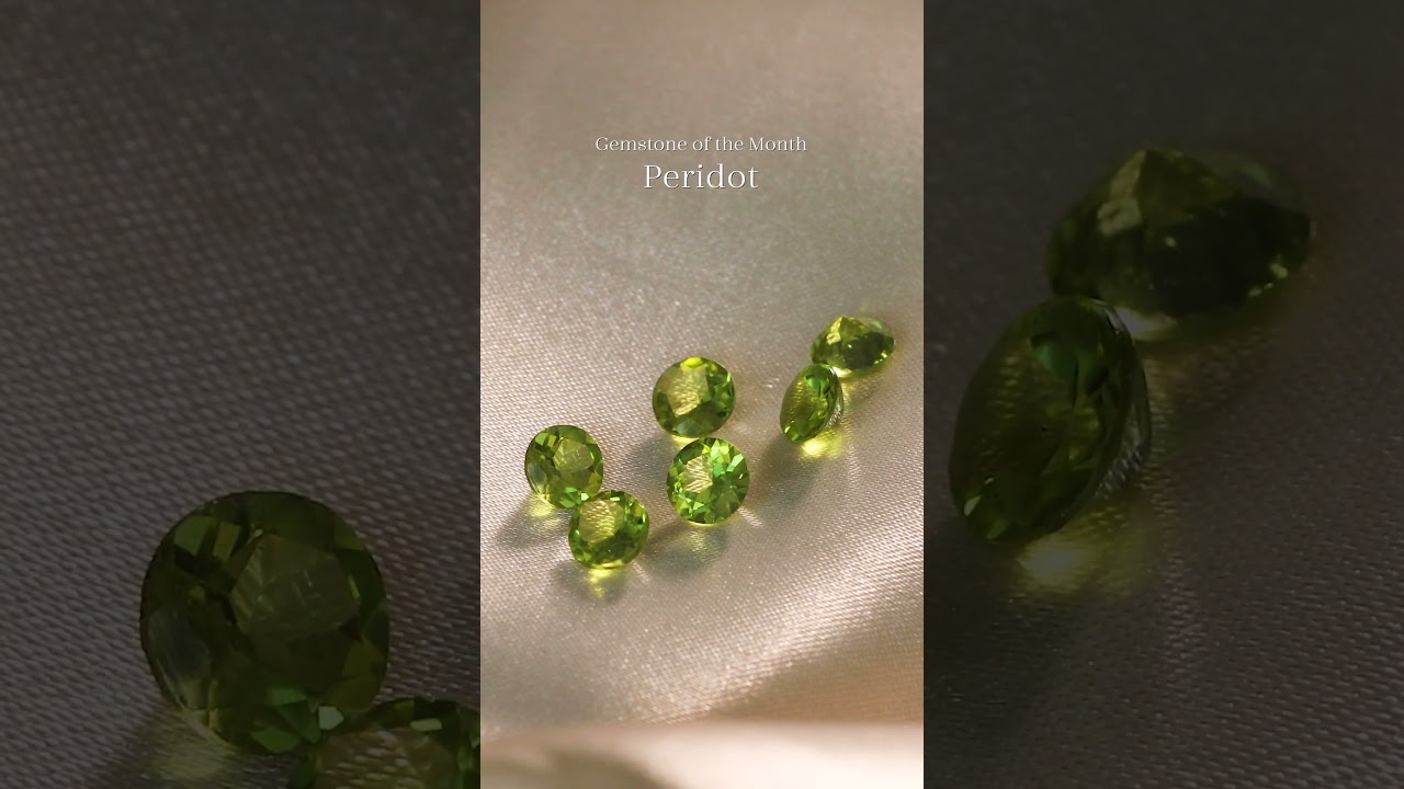 💚 Peridot: The Gemstone of August!  🥝