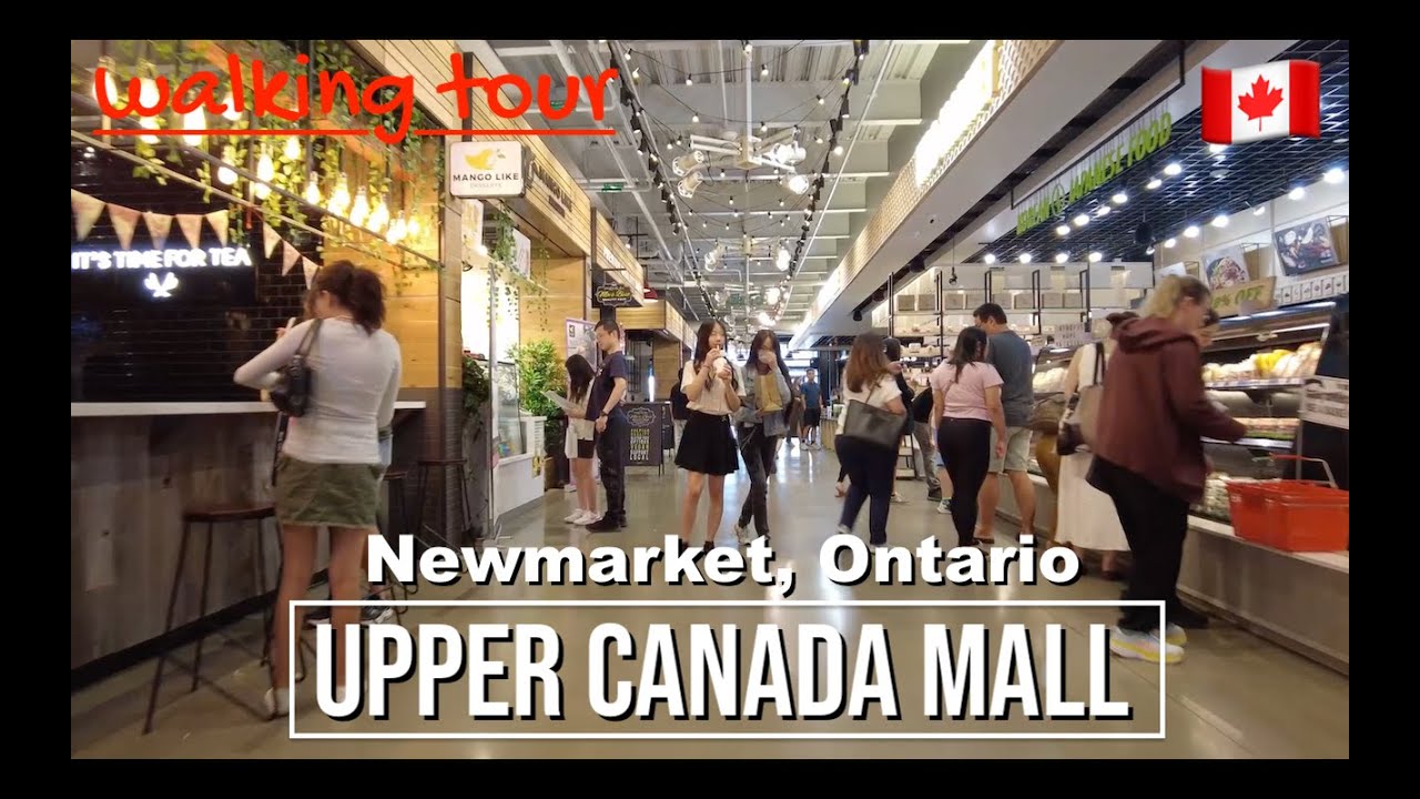 🇨🇦 UPPER CANADA MALL walking tour | Newmarket, Ontario, Canada.