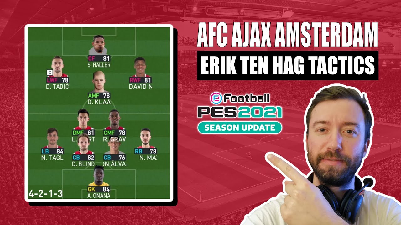 Ajax tactics | Erik ten Hag's 4-2-1-3 with attacking fullbacks