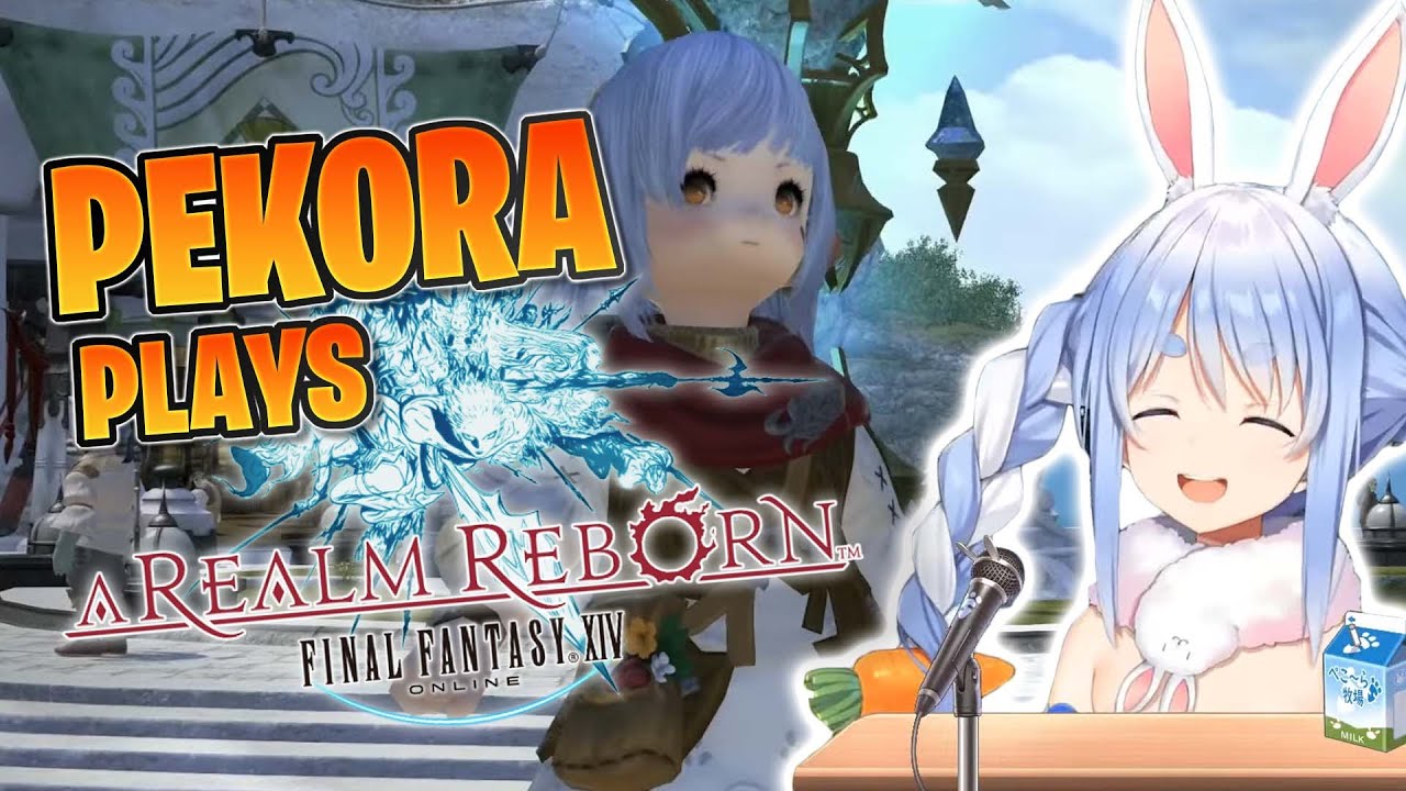 War criminal Pekora lands in FFXIV as a Lalafell! [Eng Sub]