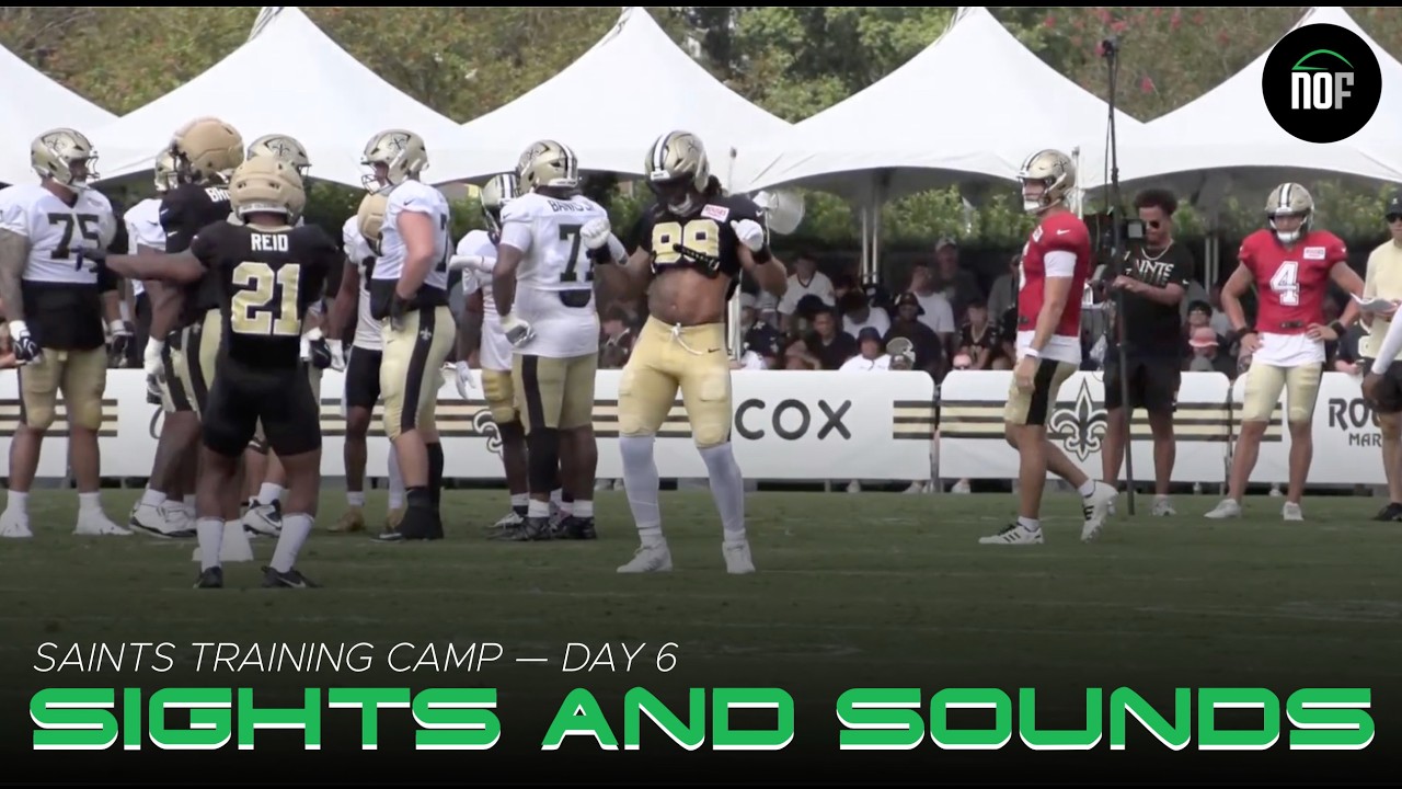 Saints Training Camp: Day 6 Highlights