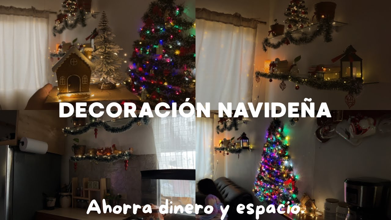Decoración navideña económica | Ahorra espacio y Dinero. 🎄🎅🤶