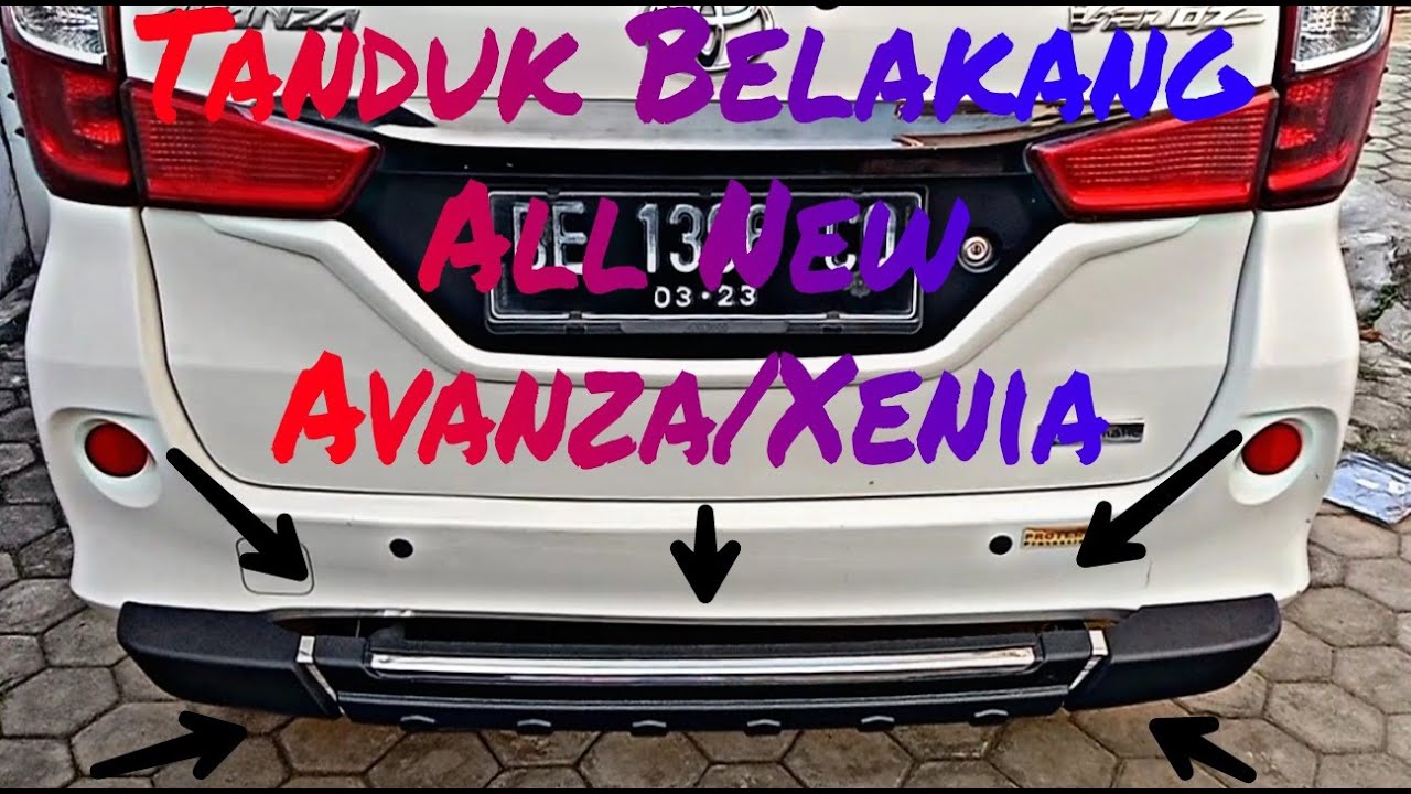 Cara Mudah Pasang bumper Belakang All New Avanza / Xenia
