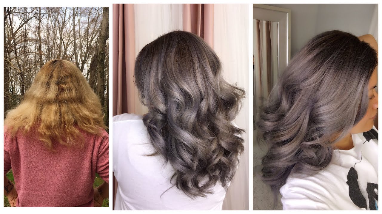 COMO HACER EL CABELLO GRIS  / TONER PARA CABELLO SILVER EN 5 minutos