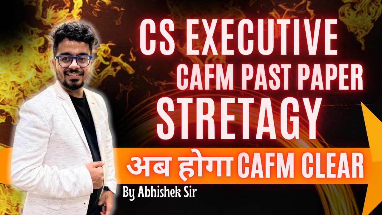 CAFM Past year Question Paper Detailed Analysis Important Chapter Must watch #cafm #pastyearquestion