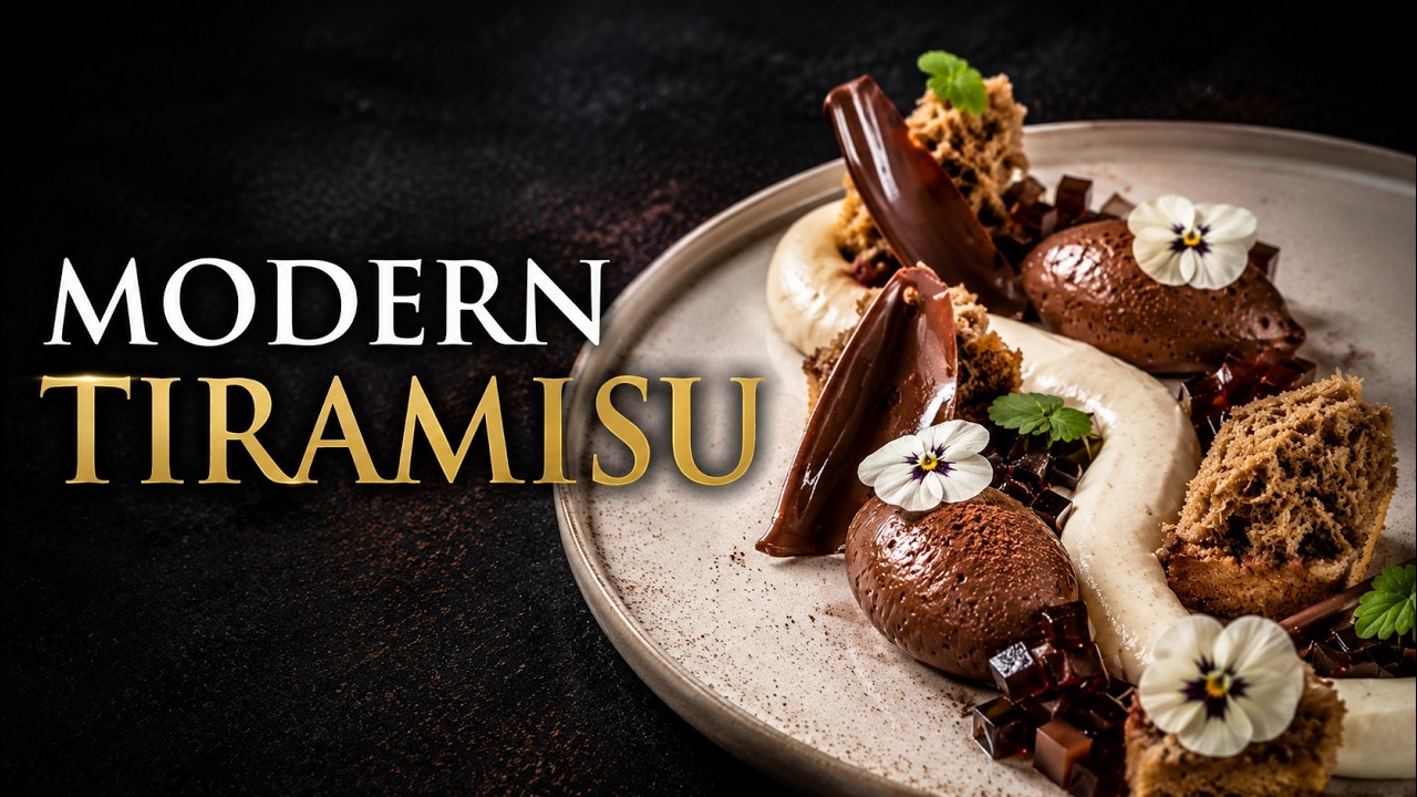 Fine dining TIRAMISU DESSERT | Not Your Classic Recipe!