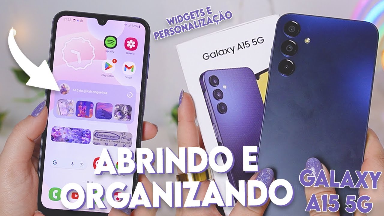 A15 5g | ABRINDO e ORGANIZANDO DO ZERO