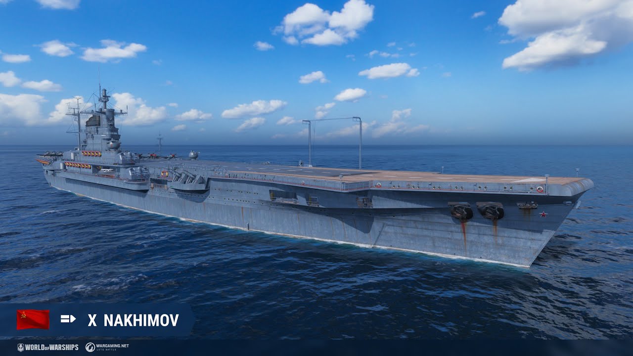 Admiral Nakhimov's Solo Warrior and New Damage Record - World of Warships Random Battle Gameplay