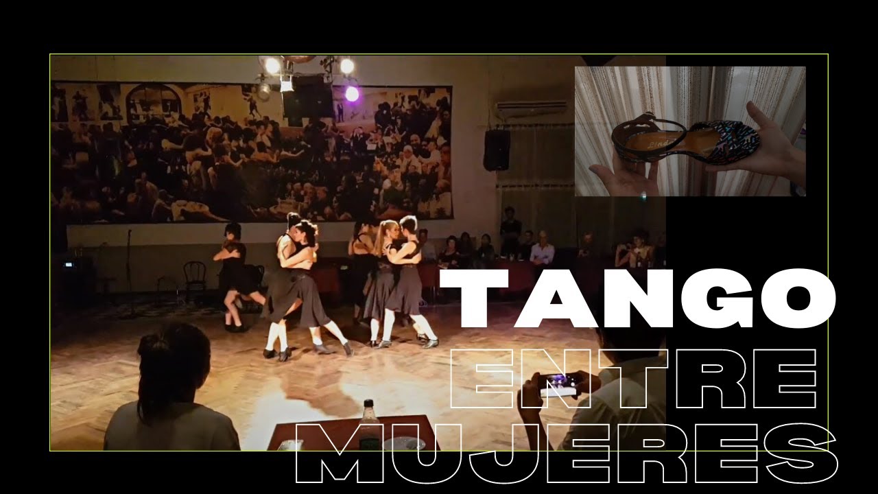 Tango entre mujeres, milonga Parakultural, Canning 2022, Dirección y coreografía Anahí Carballo