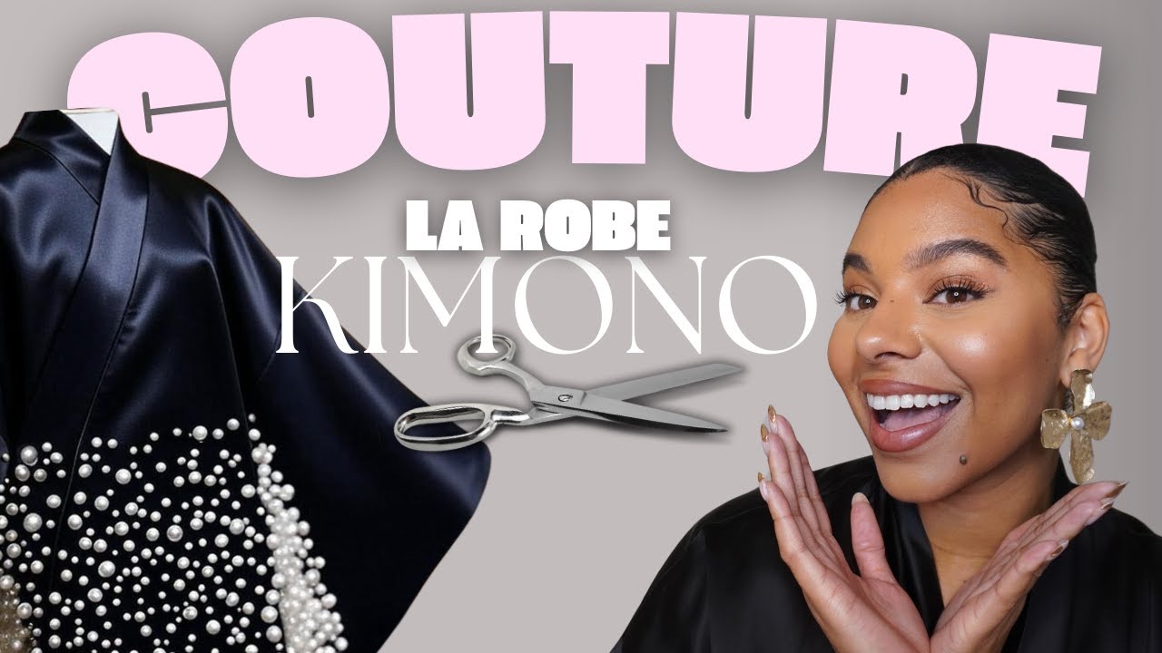 J’AI COUSU UNE ROBE KIMONO… ET JE SUIS CHOQUÉE DU RÉSULTAT #couture #sewing #diy