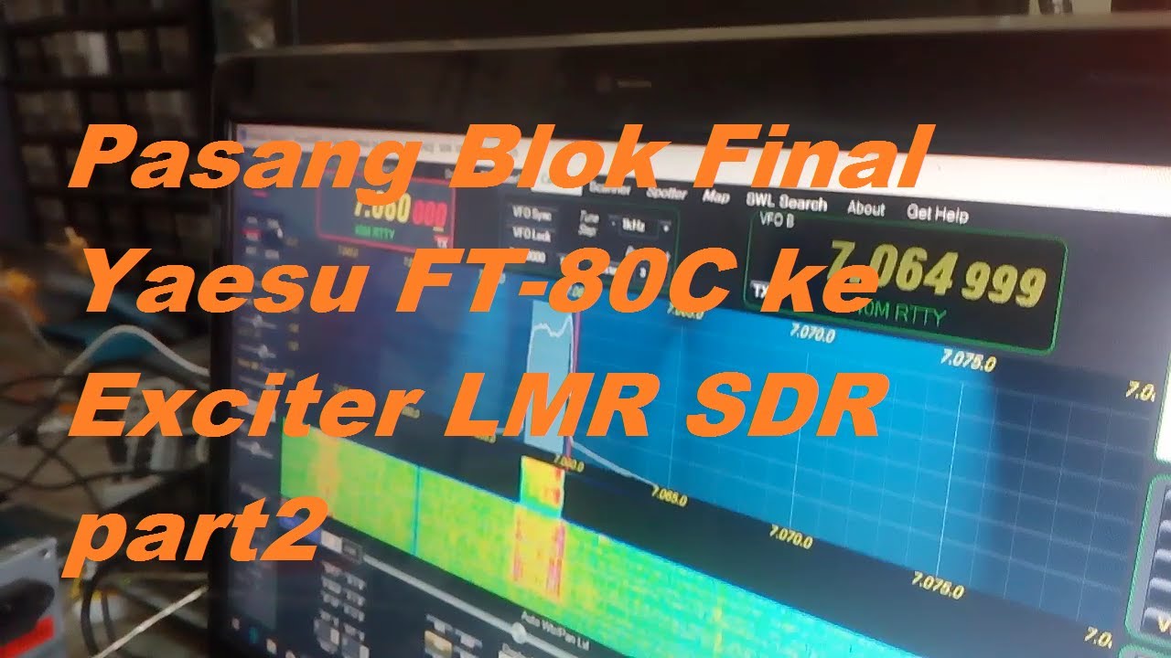 Pasang Blok Final Yaesu FT-80C ke Exciter LMR SDR part2