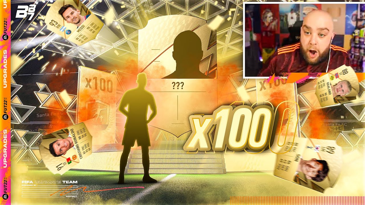 WHAT I GOT IN 100 x GOLD UPGRADE PACKS! | FIFA 22 ULTIMATE TEAM