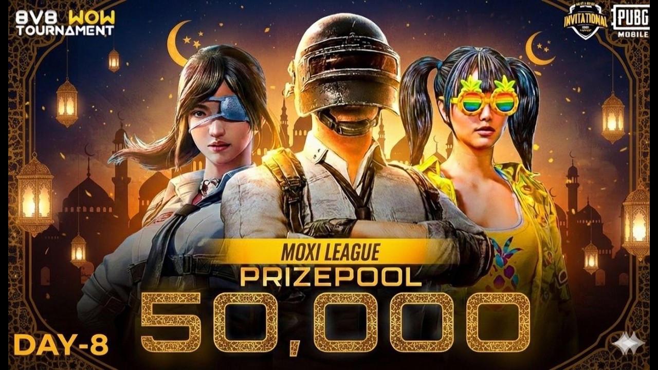 8vs8 WOW RAMZAN LEAGUE SEASON 6.DAY 8 MOXI IS LIVE