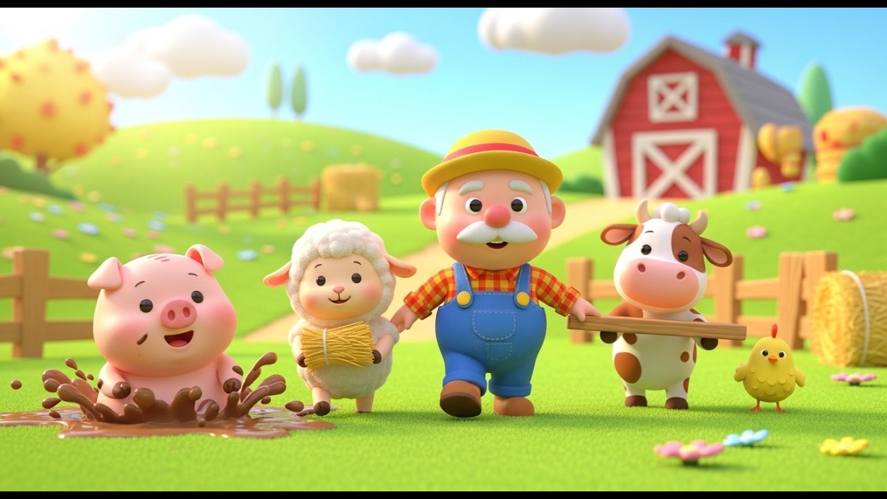 Old MacDonald’s Farm Needs Help Today | Fun Farm Rescue Song for Kids 🚜🐄