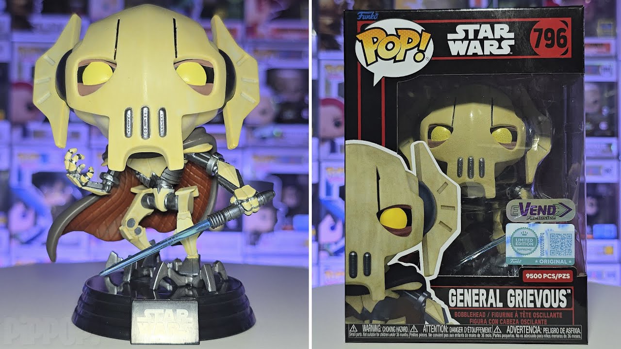 Генерал Гривус 796 | Ограниченная серия 9500 | Распаковка фигурок Funko Pop Star Wars