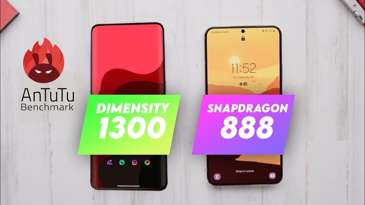 Dimensity 1300 Vs Snapdragon 888 | Antutu Benchmark & Specification