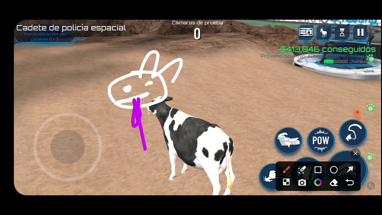 Como conseguir a la vaca en goat waste of space simulator.