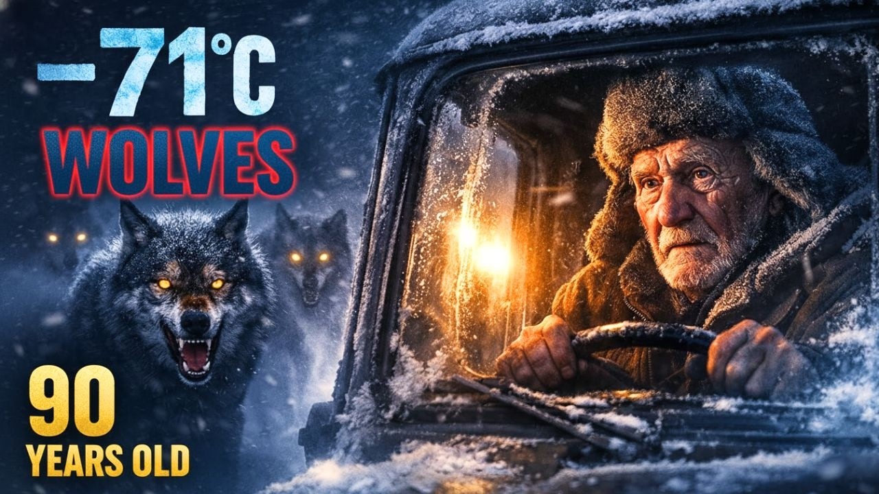 90-Year-Old Driver Faces a Wolf Pack at −71°C | Extreme Arctic Survival