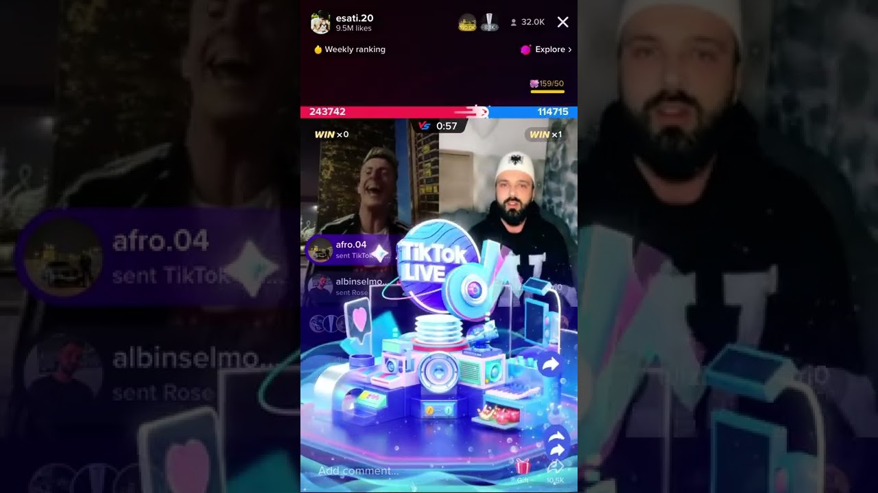 Esati (shefi tik-tok-it) VS Lulzim jashari {33k) Pjesa 5