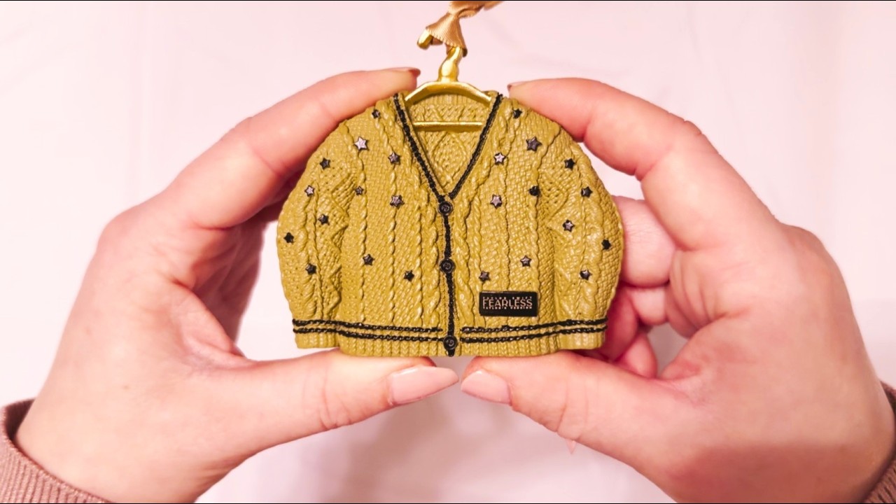 Unboxing Taylor Swift Fearless Taylor's Version Cardigan Ornament