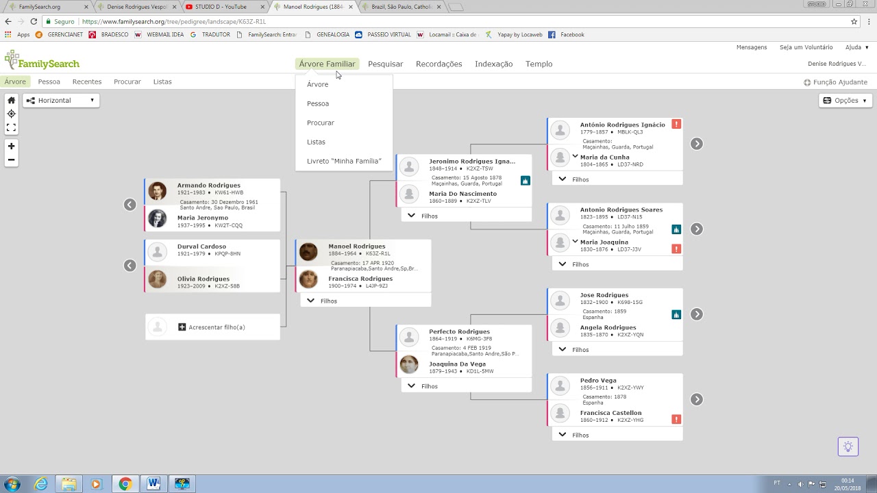 FAMILY SEARCH MINHA SEGUNDA VIDEO AULA