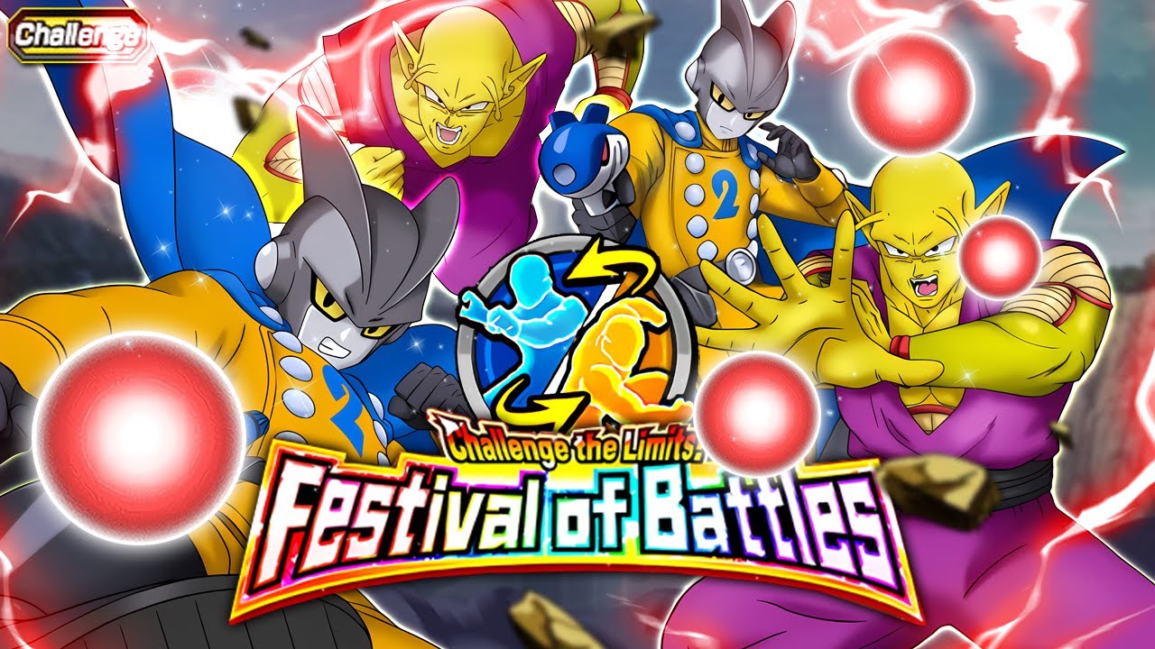 GAMMA 2 + ORANGE PICCOLO VS. CHALLENGE THE LIMITS! FESTIVAL OF BATTLES! (Dokkan Battle)